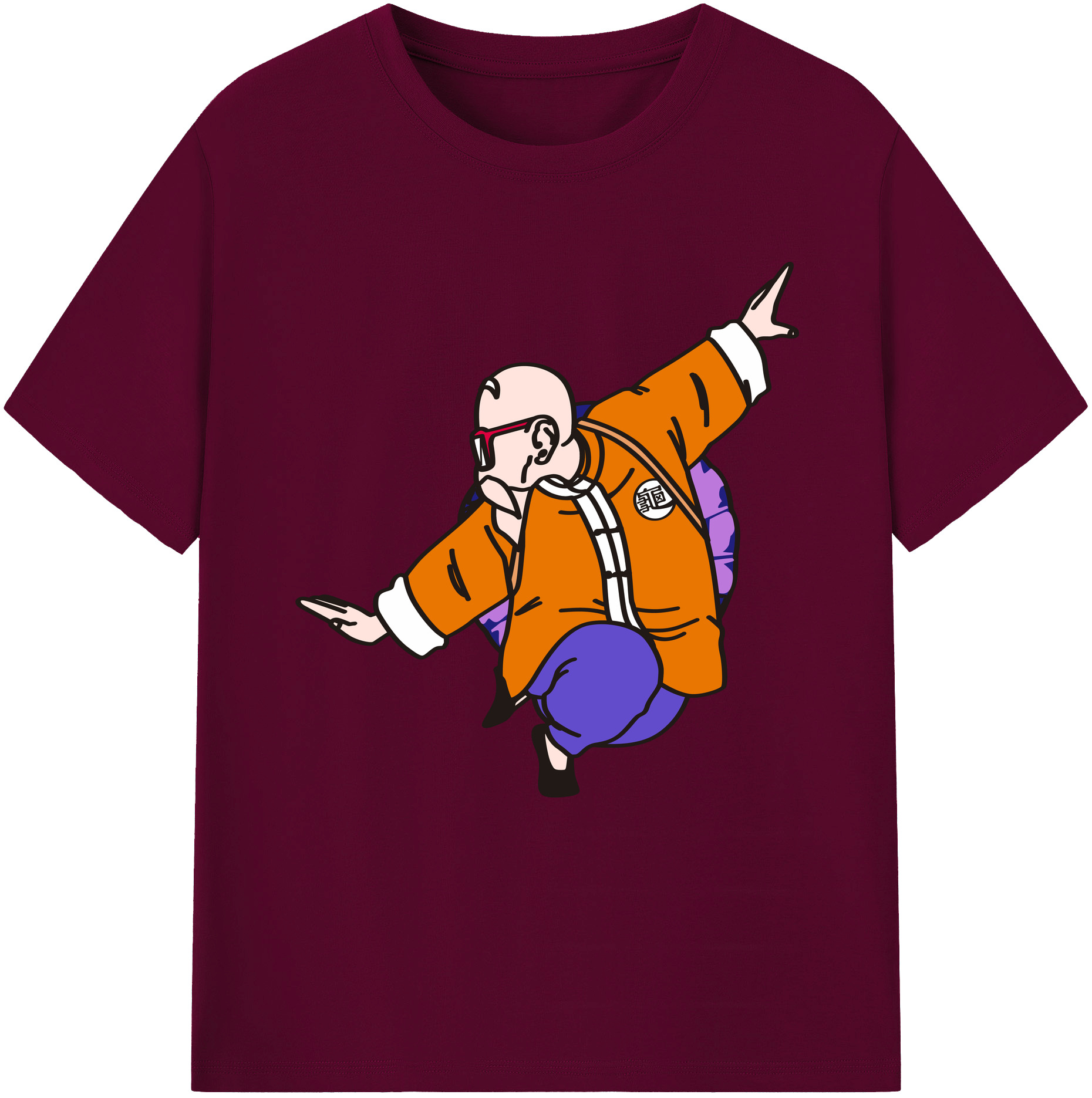 （画像用） ドラゴンボール 亀仙人（かめせんにん） DRAGON BALL Master Roshi Kame Sennin レディースカジュアルプリントTシャツ（綿100％）